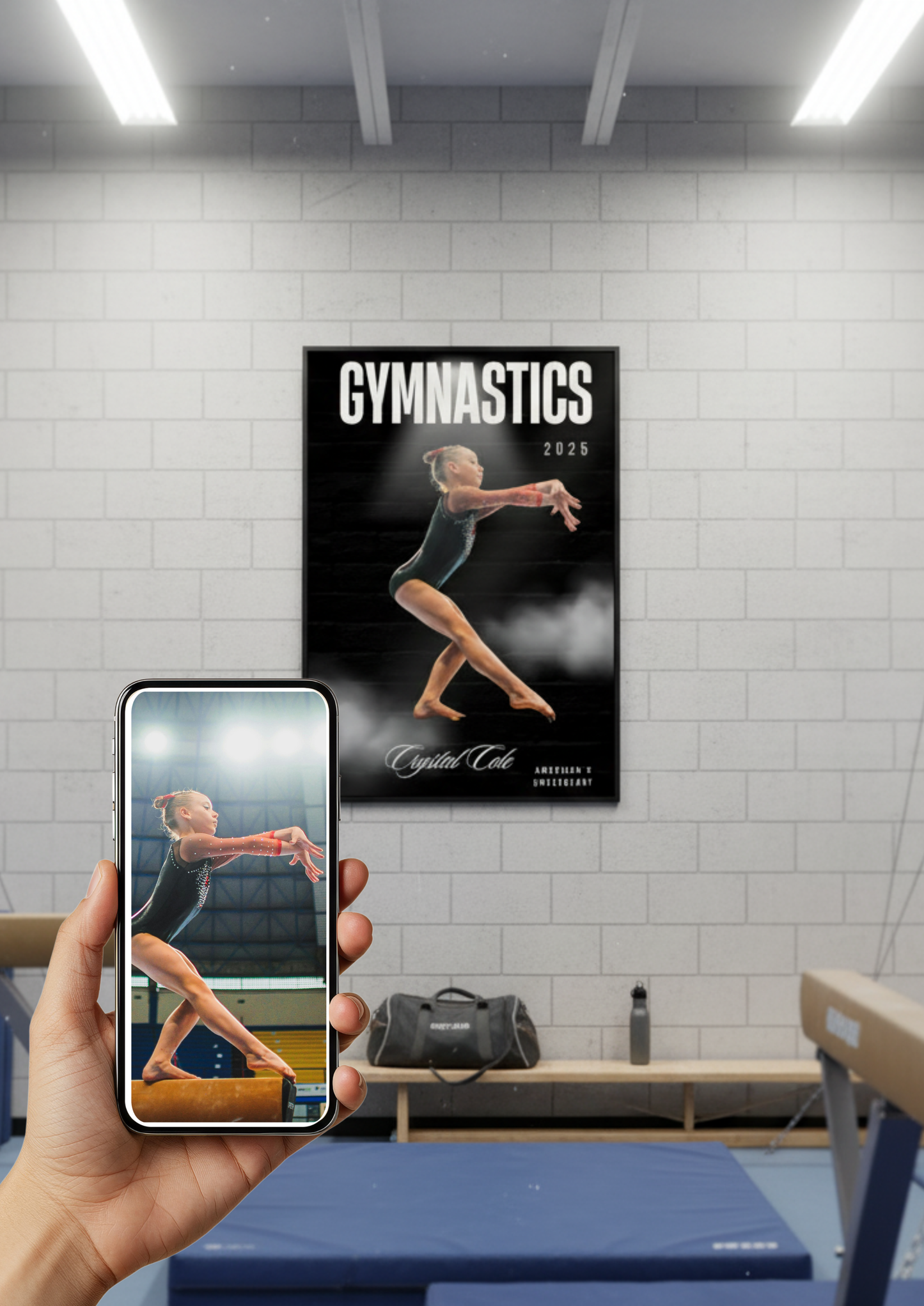 Personalized Gymnastics Future Star Poster
