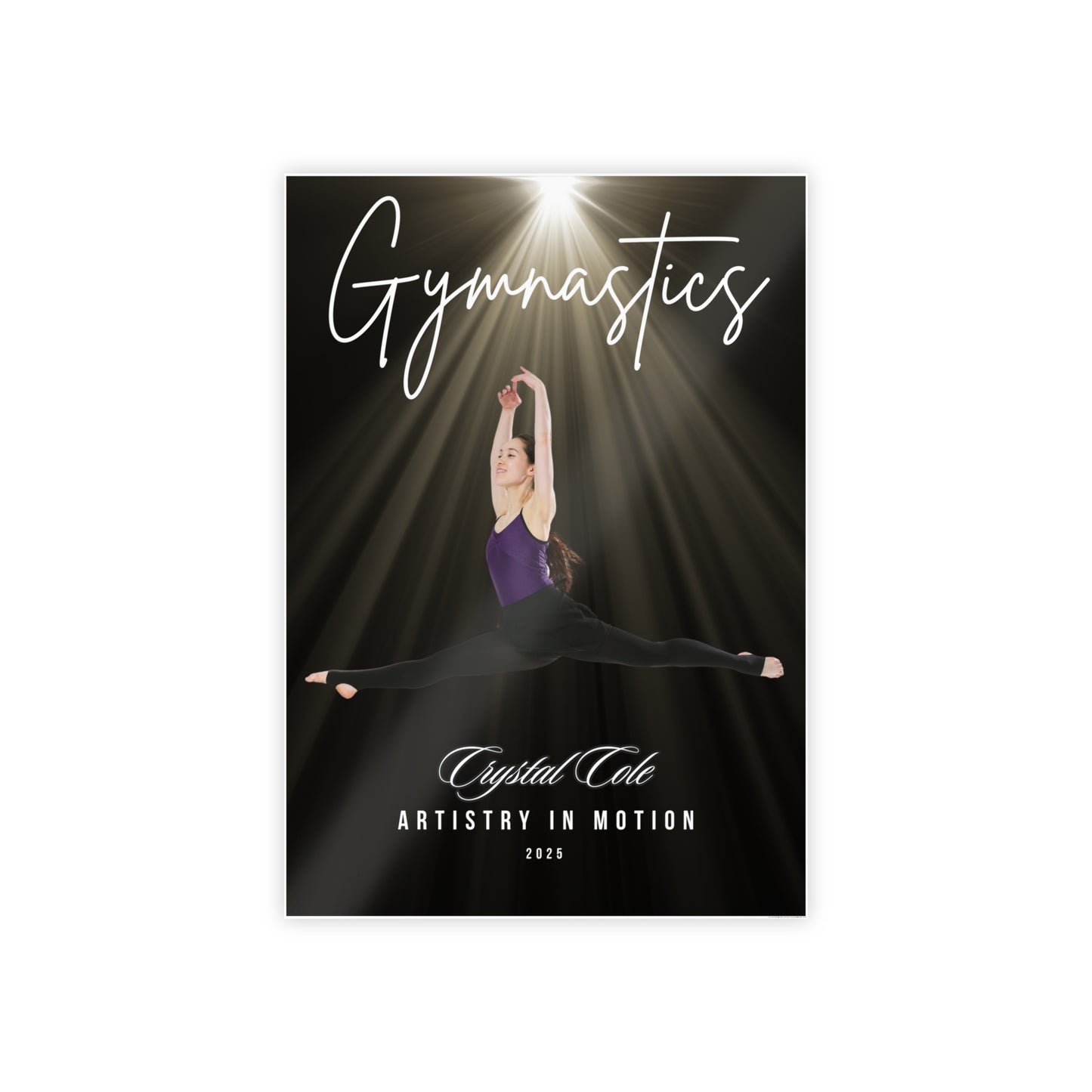 Personalized Gymnastics Future Star Poster