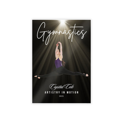 Personalized Gymnastics Future Star Poster
