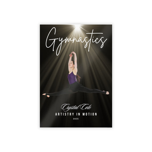 Personalized Gymnastics Future Star Poster
