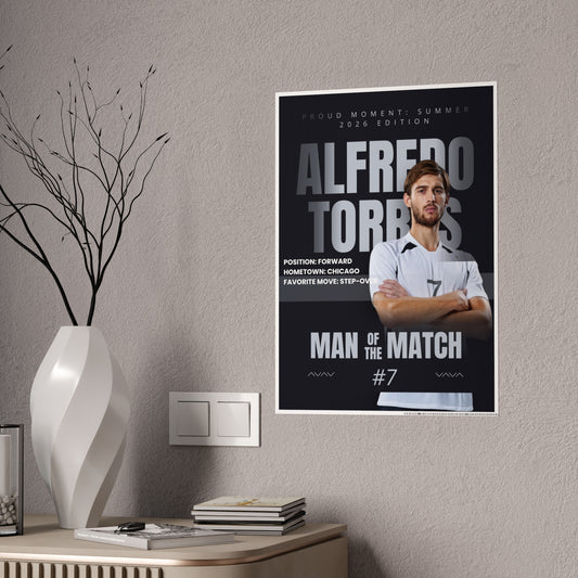 Personalized 2026 Soccer Future Star Gloss Poster — FIFA World Cup Theme