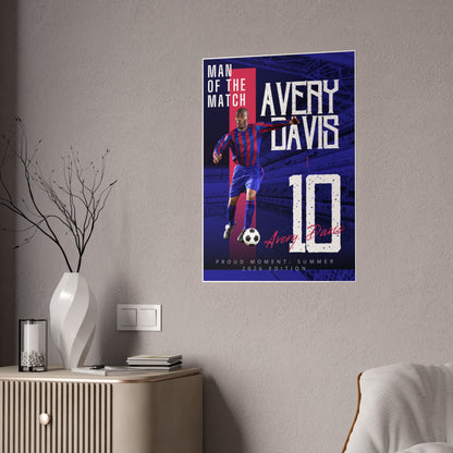 Personalized 2026 Soccer Future Star Gloss Poster — FIFA World Cup Theme