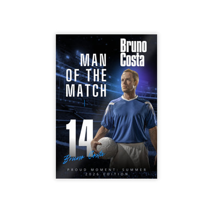 Personalized 2026 Soccer Future Star Gloss Poster — FIFA World Cup Theme