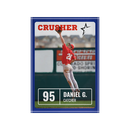 Baseball Card Photo Block - Crusher Design