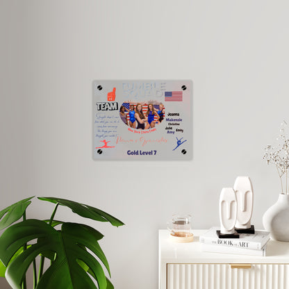 Personalized Acrylic Wall Art Panel -  Gymnastics Team Competition Events