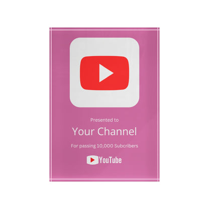 YouTube Creator Award play button