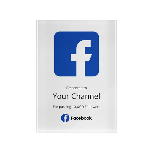 Customized Facebook Plaque Award