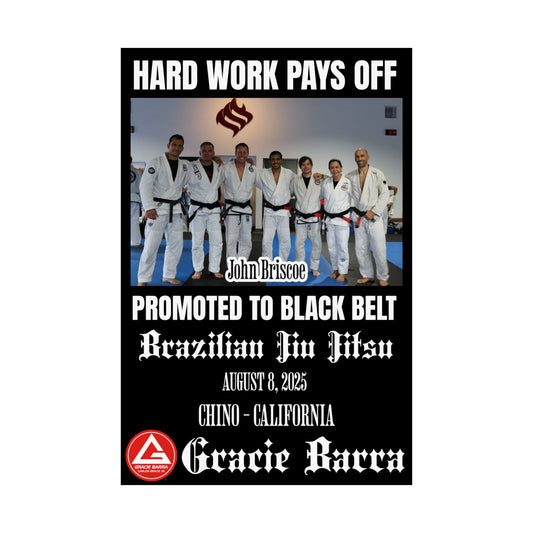 Personalized Jiu Jitsu & Grappling Poster
