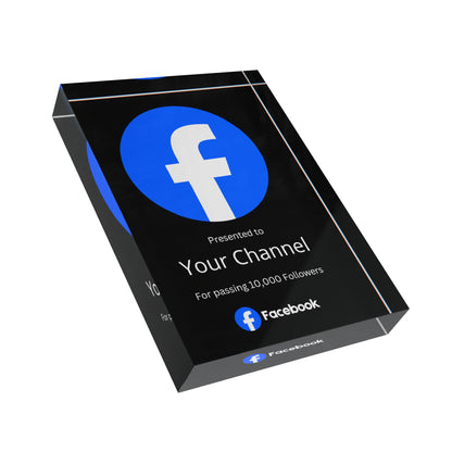 Customized Facebook Plaque Award