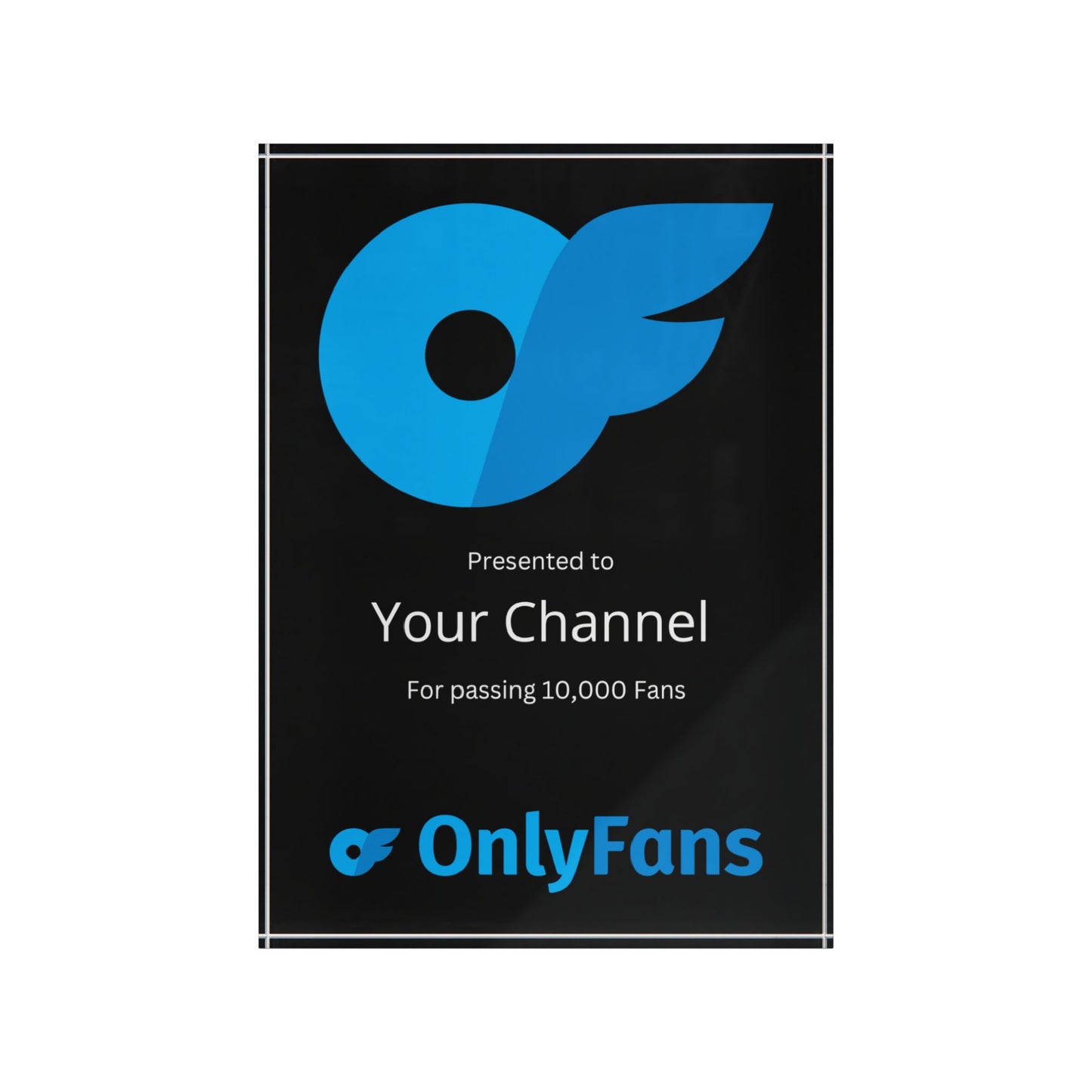 OnlyFans Acrylic Plaque