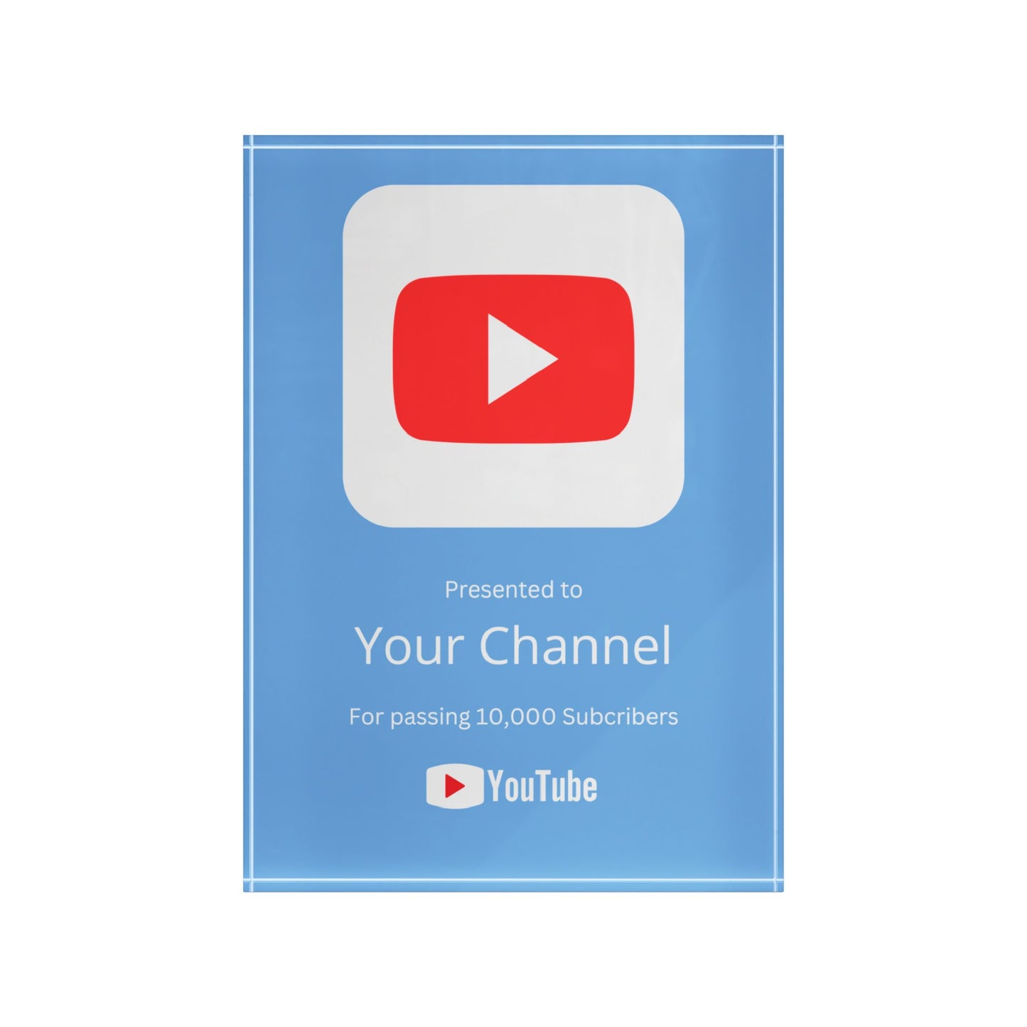YouTube Creator Award play button
