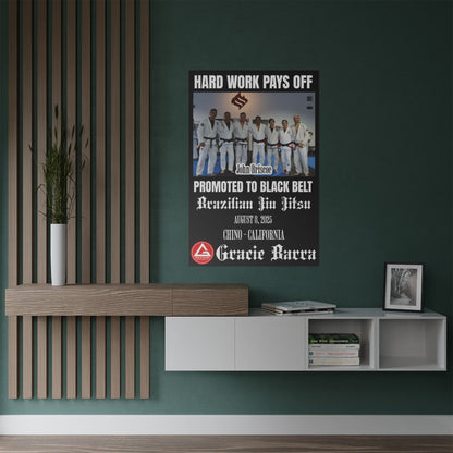 Personalized Jiu Jitsu & Grappling Poster