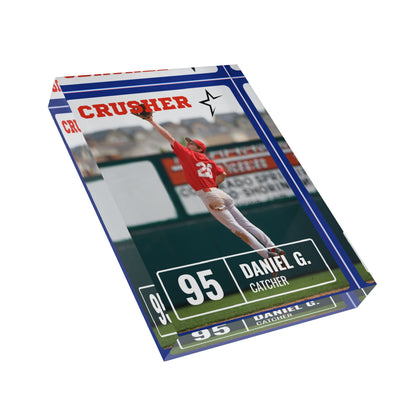 Baseball Card Photo Block - Crusher Design