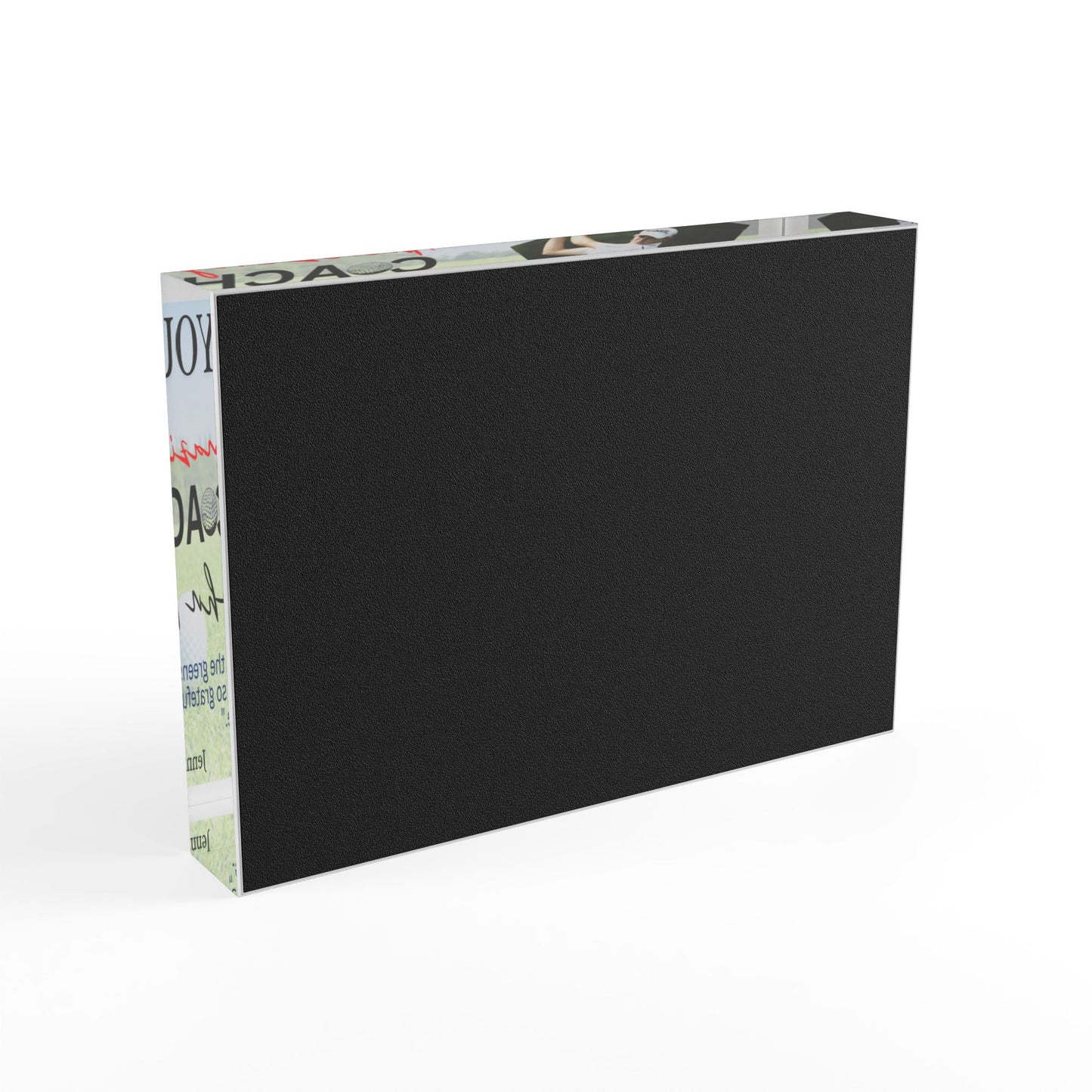 Personalized Golf Photo Block - Perfect Gift for Coaches and Golf Lovers