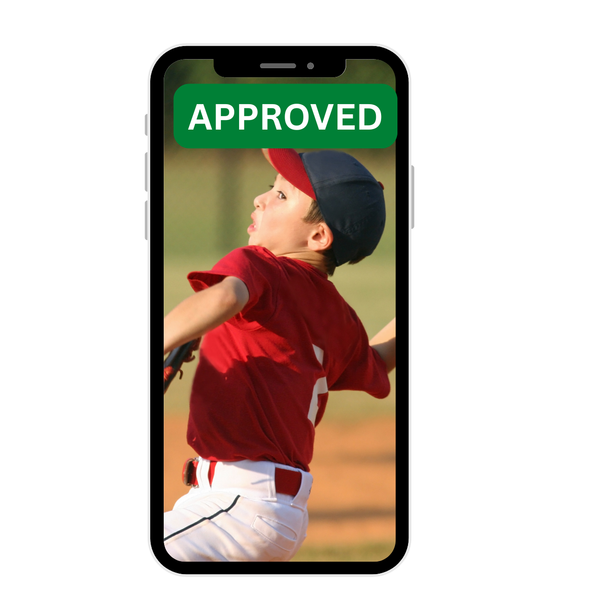 Approve your custom sports art