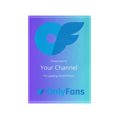 OnlyFans Acrylic Plaque