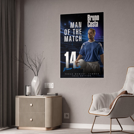 Personalized 2026 Soccer Future Star Gloss Poster — FIFA World Cup Theme