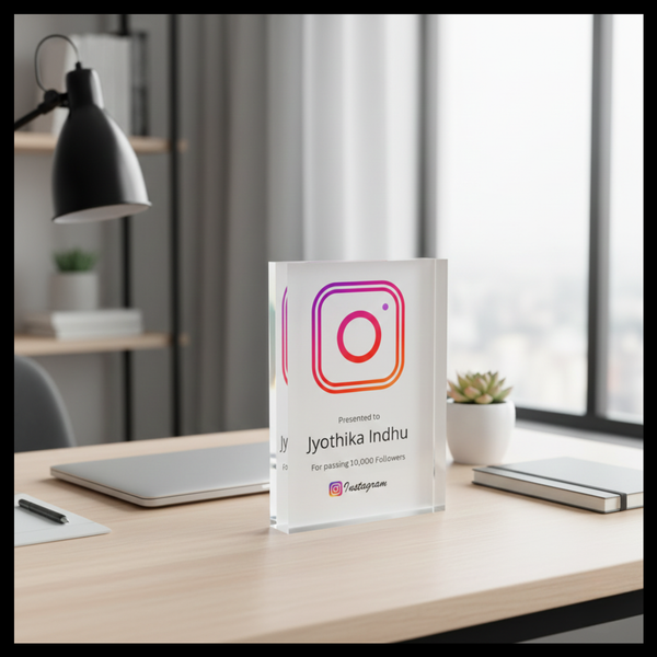 Receive your plaque and cherish them forever!