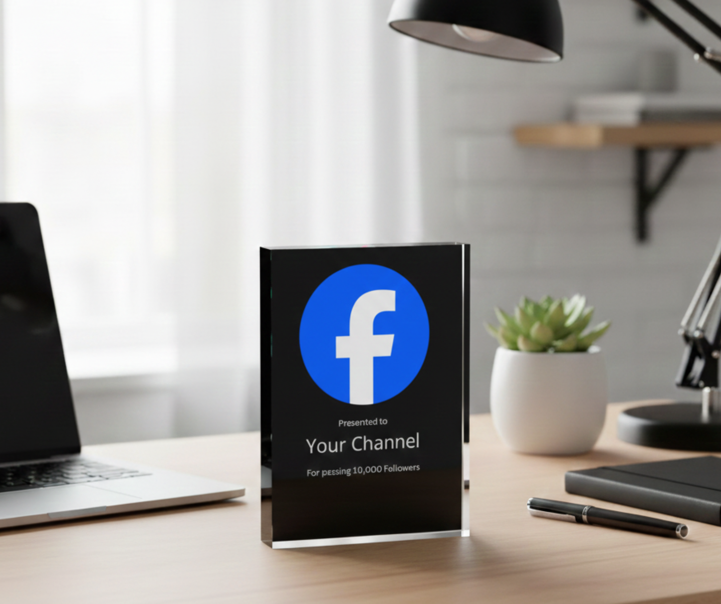 Customized Facebook Plaque Award