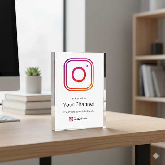 Instagram Creator Plaque Award