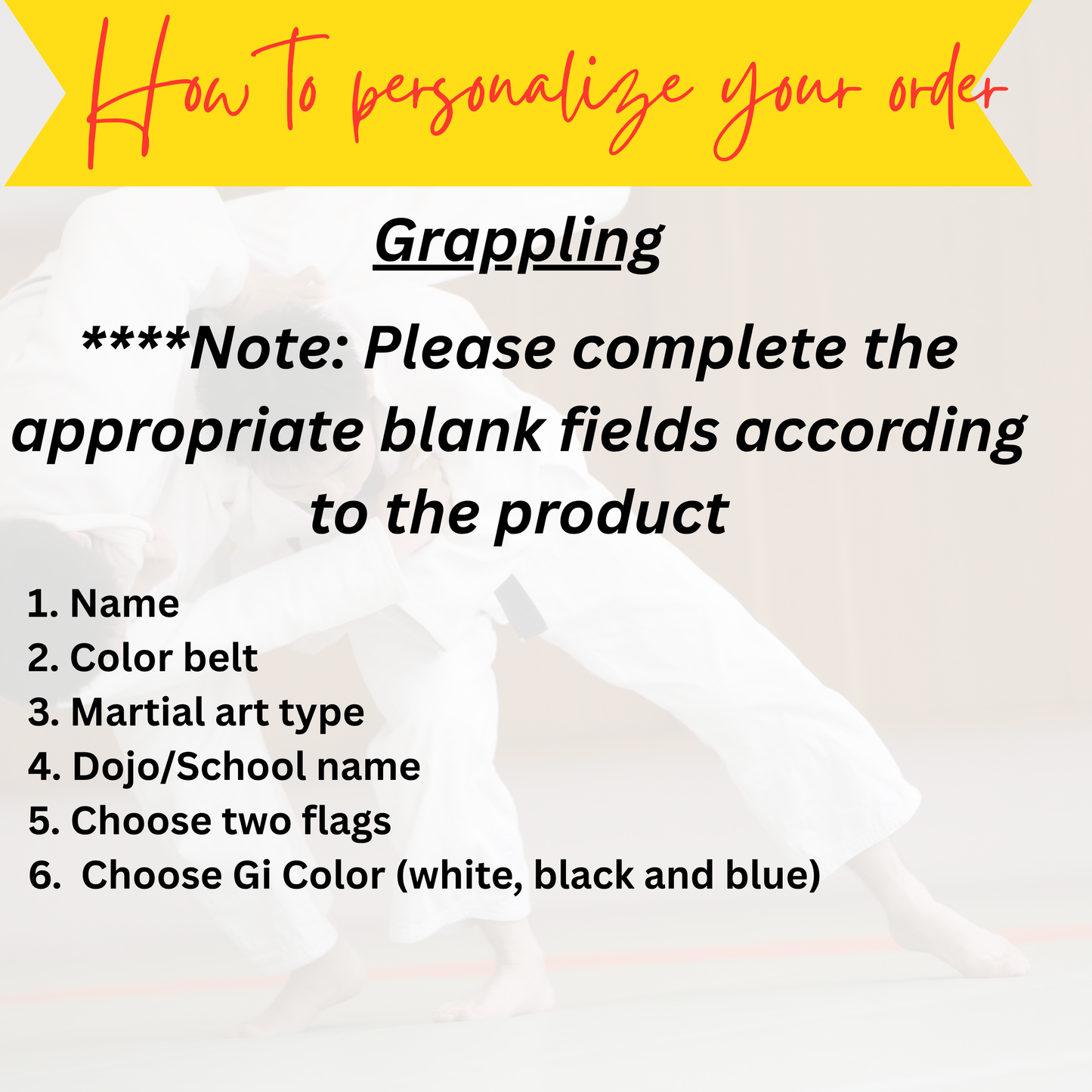 Personalized Judo/BJJ Christmas Ornaments - Acrylic