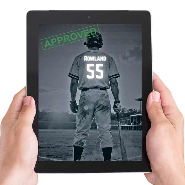 Approve your custom sports art