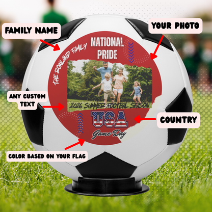 2026 Summer Series: Custom Personalized Heritage Soccer Ball