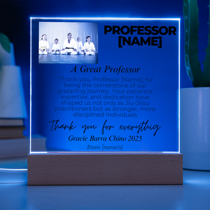 Thank You, Professor: Personalized Jiu-Jitsu Appreciation Gift