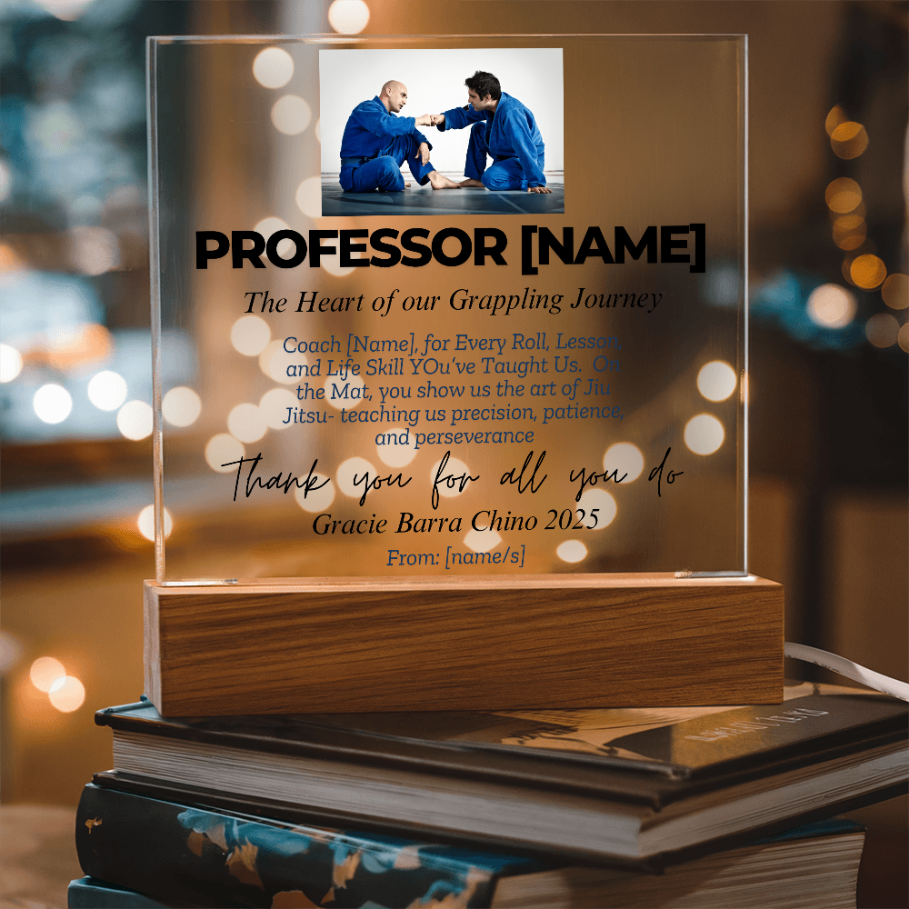 Thank You, Professor: Personalized Jiu-Jitsu Appreciation Gift