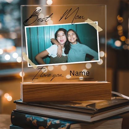 Personalized Charming Acrylic Plaque - Perfect Gift for Mom
