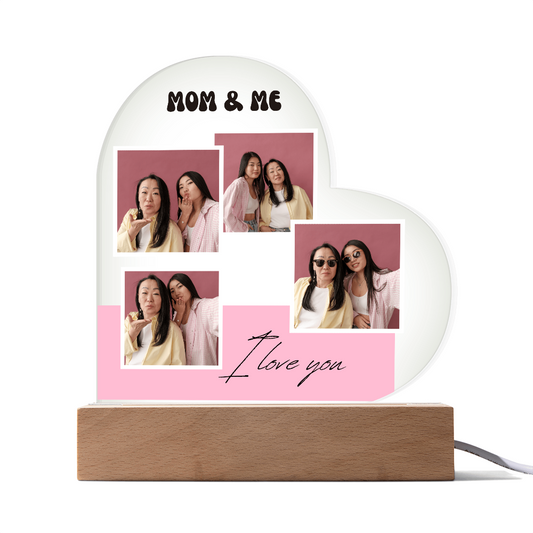 Personalized Charming Acrylic Plaque - Perfect Gift for Mom Daughter