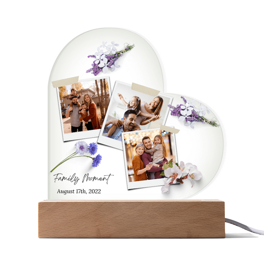 Personalized Charming Acrylic Plaque - Perfect Gift for Mom & Family