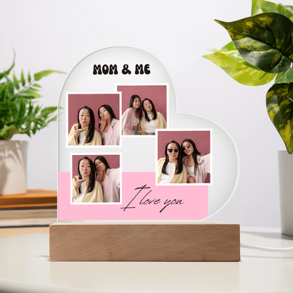 Personalized Charming Acrylic Plaque - Perfect Gift for Mom Daughter