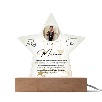 Personalized Libra Star: A Champion's Precision and Grace