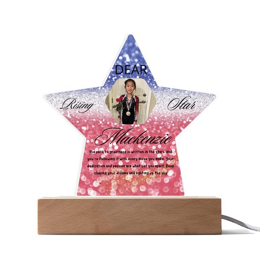 Personalized Raising Start USA Theme Plaque