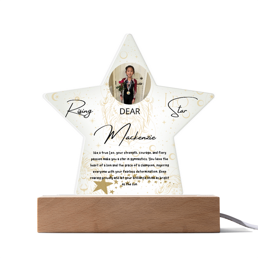 Personalized Leo Star: A Champion's Precision and Grace