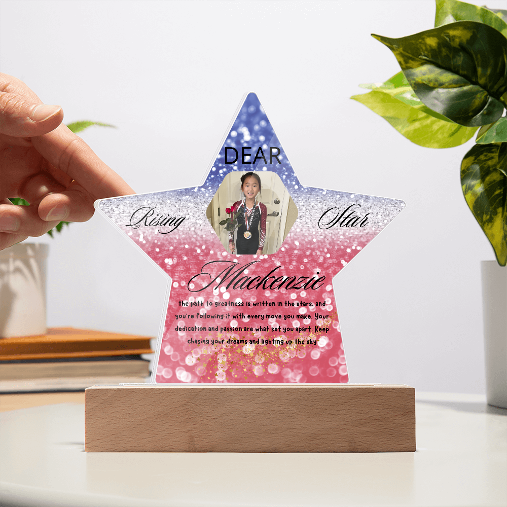 Personalized Raising Start USA Theme Plaque