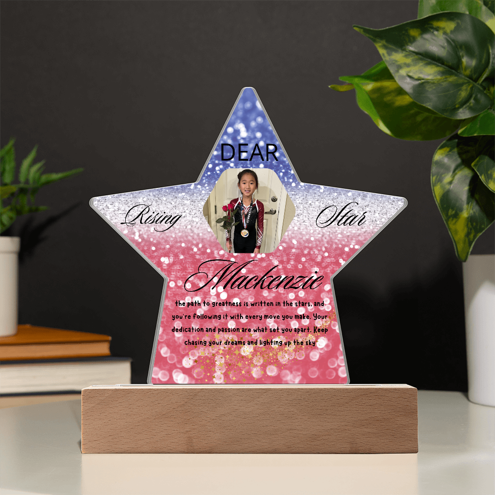 Personalized Raising Start USA Theme Plaque