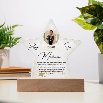 Personalized Gemini Star: A Champion's Precision and Grace