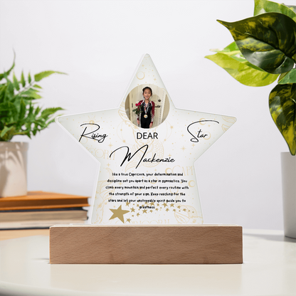 Personalized Capricorn Star: A Champion's Precision and Grace
