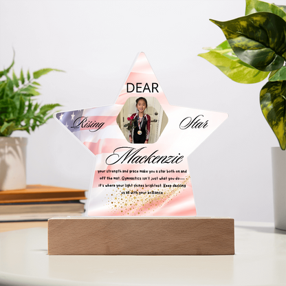 Personalized Raising Star USA Theme Plaque