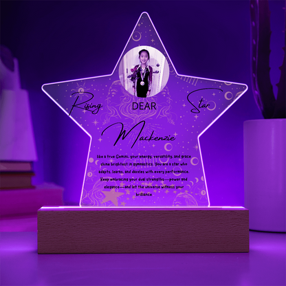Personalized Gemini Star: A Champion's Precision and Grace