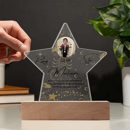 Personalized Scorpio Star: A Champion's Precision and Grace