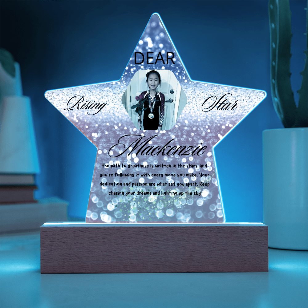 Personalized Raising Start USA Theme Plaque