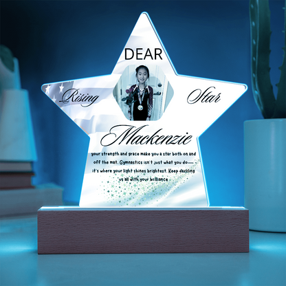 Personalized Raising Star USA Theme Plaque