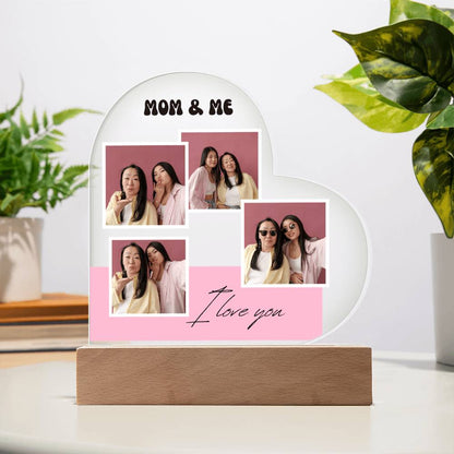Personalized Charming Acrylic Plaque - Perfect Gift for Mom Daughter