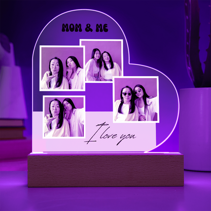 Personalized Charming Acrylic Plaque - Perfect Gift for Mom Daughter