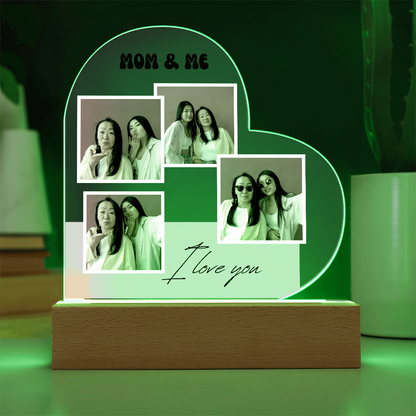 Personalized Charming Acrylic Plaque - Perfect Gift for Mom Daughter