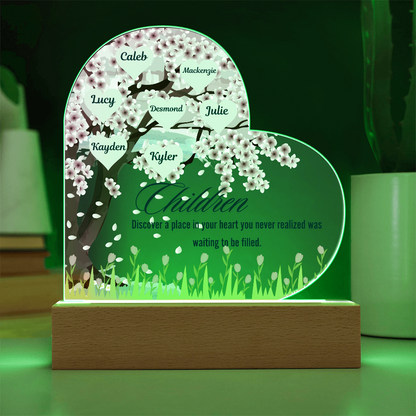 Personalized Acrylic Plaque, Mothers Day Gifts