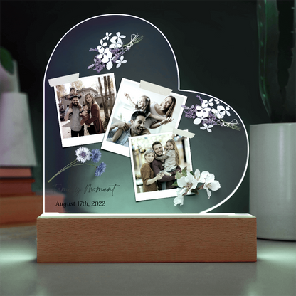 Personalized Charming Acrylic Plaque - Perfect Gift for Mom & Family